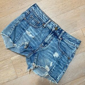 AE Stretch Distressed Denim Short